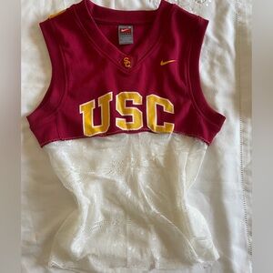 Reworked USC basketball jersey (sz S)